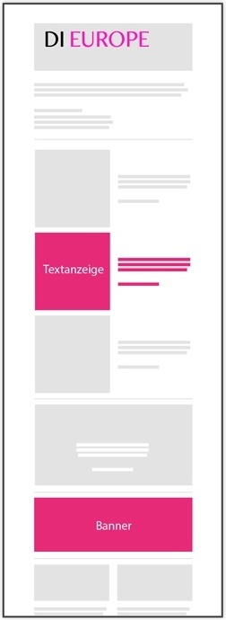 Newsletter placement format