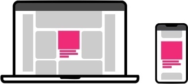 Content piece within dimensions